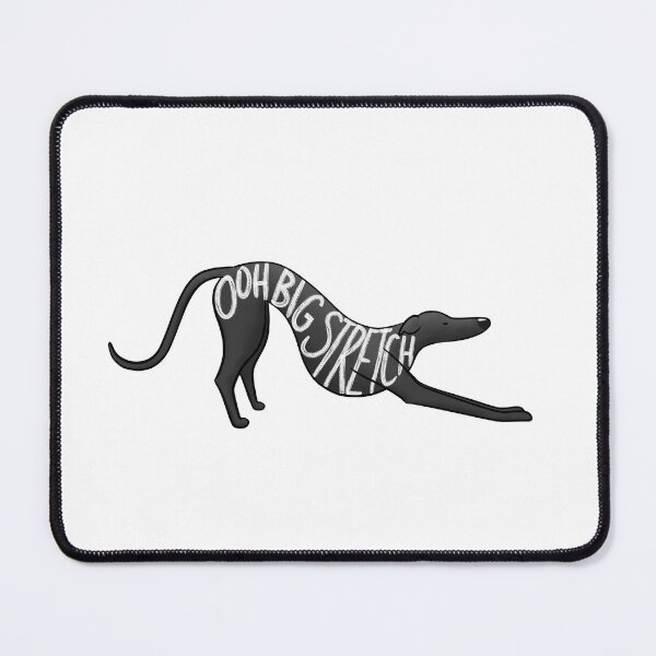 Item preview, Ooh Big Stretch - Black Hound designed and sold by Tessa Draws Stoof.