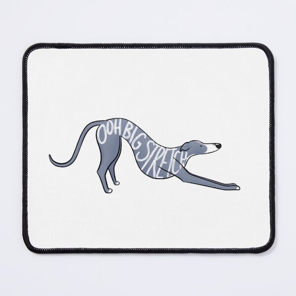 Item preview, Ooh Big Stretch - Blue and White Hound designed and sold by Tessa Draws Stoof.