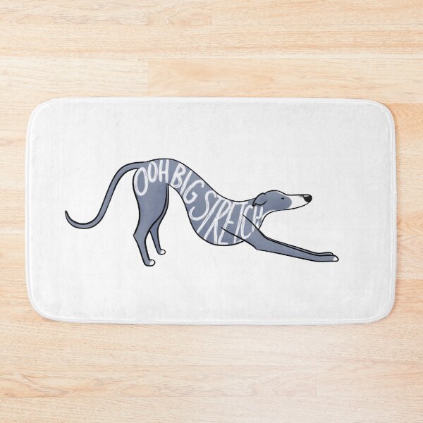 Item preview, Ooh Big Stretch - Blue and White Hound designed and sold by Tessa Draws Stoof.