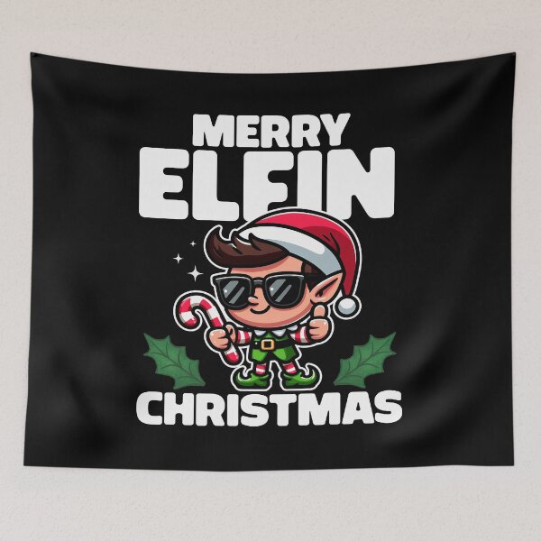 Item preview, MERRY ELFIN CHRISTMAS - CHRISTMAS GIFT designed and sold by KEF Custom.