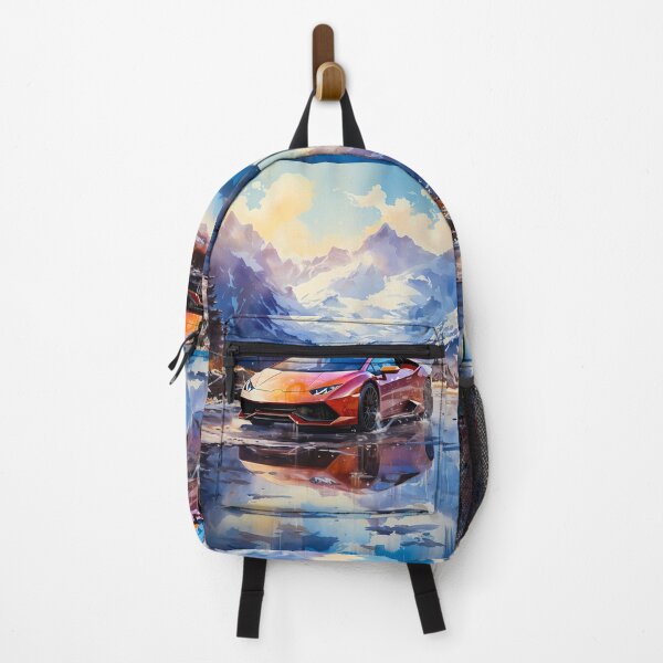 Item preview, Vibrant Supercar Reflected In Alpine Serenity designed and sold by RevUpDesign.