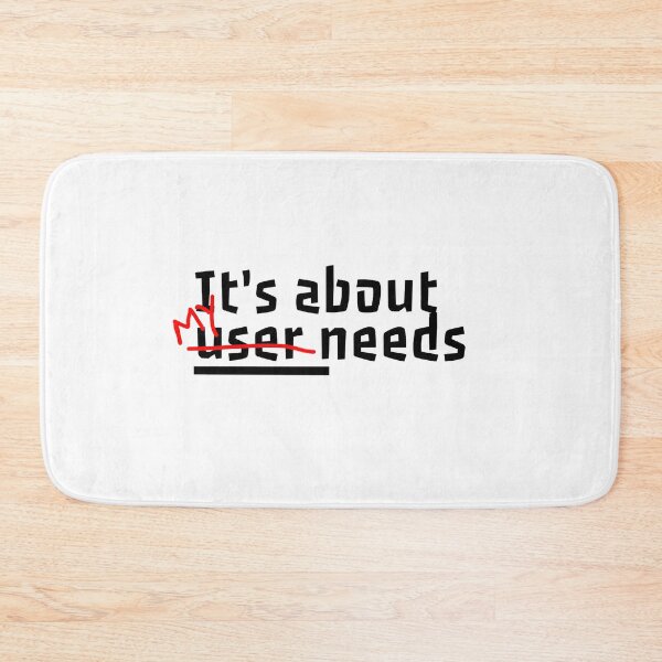 Item preview, It's About My Needs Tech Slogan designed and sold by Noise & Vapors.