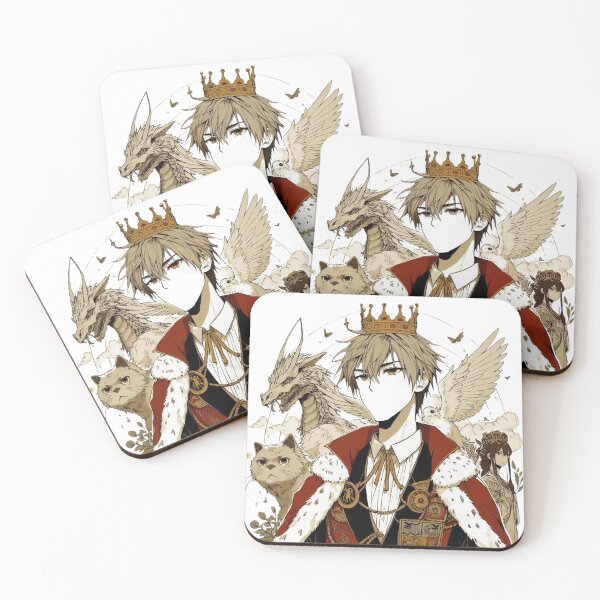 Item preview, The Crowned ghibili King and His Mythical Beasts designed and sold by storeofmylOVE.