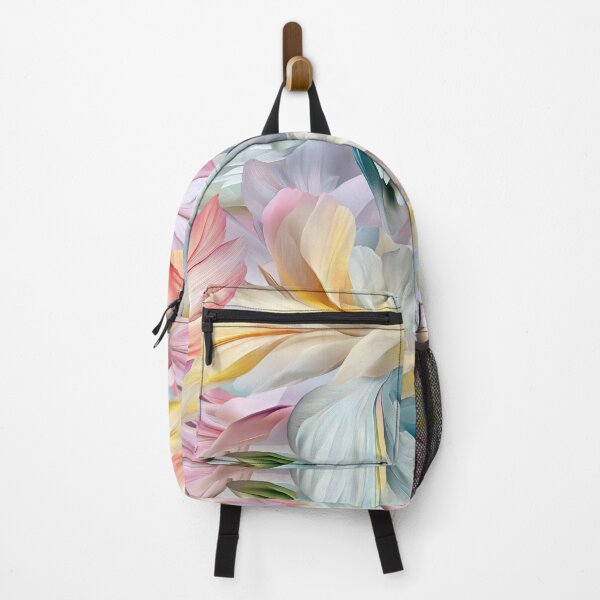 Item preview, Pastel Freesia Petals – Dreamy Digital Floral Feather Pattern designed and sold by The Art Morpher.