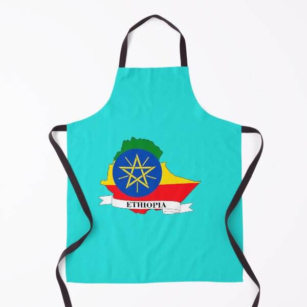 Item preview, Flag map of Ethiopia designed and sold by visual adventures.