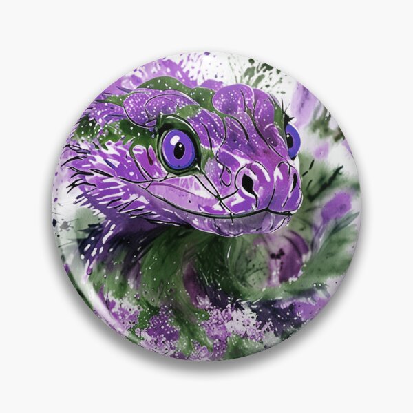 Item preview, Costic snake design with splash effectslorful arti designed and sold by olenapetol.