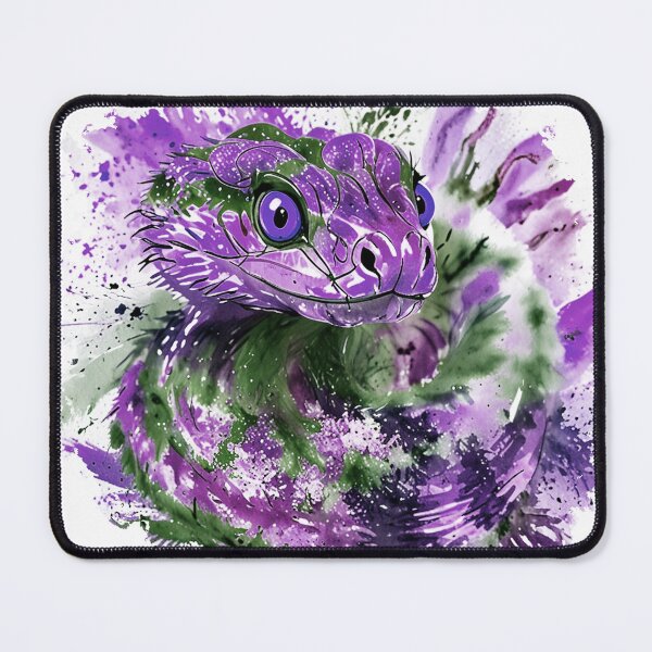Item preview, Costic snake design with splash effectslorful arti designed and sold by olenapetol.