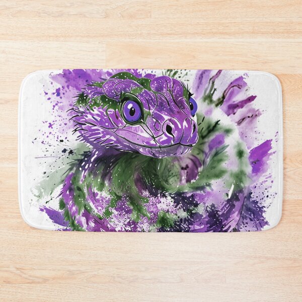 Item preview, Costic snake design with splash effectslorful arti designed and sold by olenapetol.