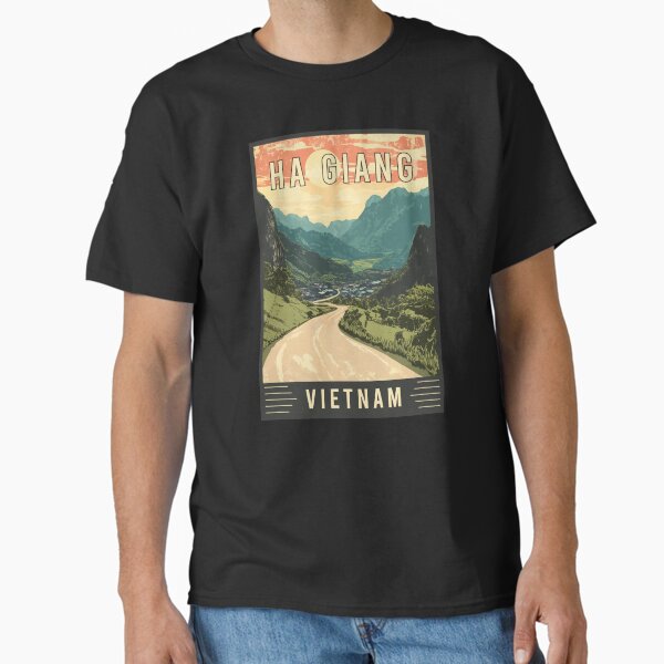 Vista previa del artículo con la obra «Explora los majestuosos paisajes de Ha Giang en Vietnam - Arte de viaje», diseñado y vendido por turtlestart.