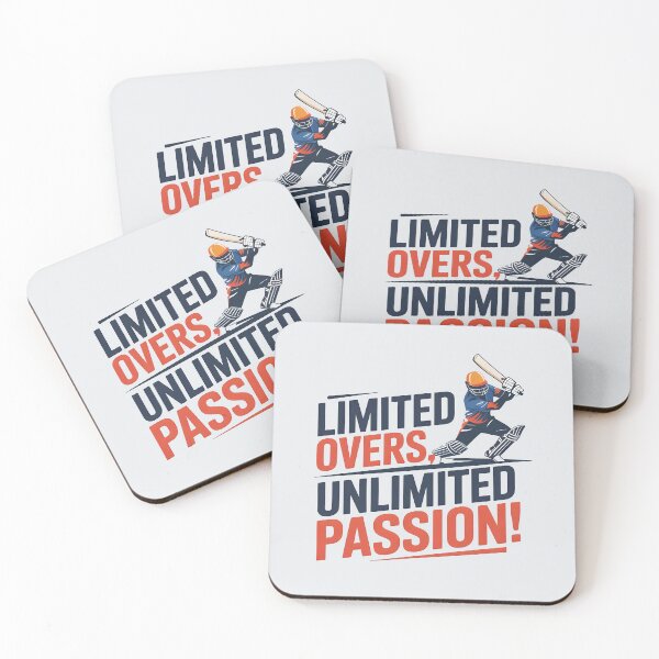 Item preview, Limited Overs, Unlimited Passion – Cricket Fever for ODI & T20 Fans designed and sold by Jollys-ArtShop.