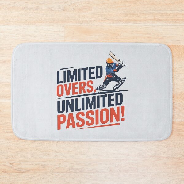 Item preview, Limited Overs, Unlimited Passion – Cricket Fever for ODI & T20 Fans designed and sold by Jollys-ArtShop.
