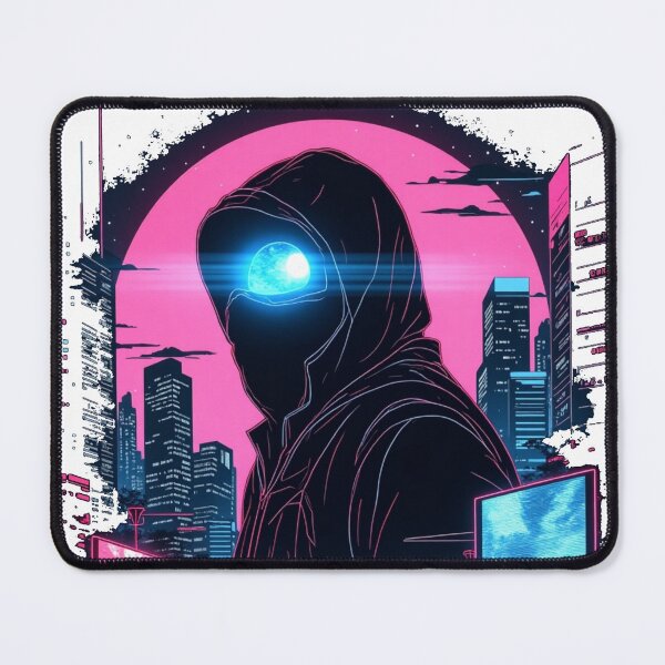 Item preview, Cyberpunk Hacker T-Shirt – Neon Futuristic Streetwear Design designed and sold by Madustoks.