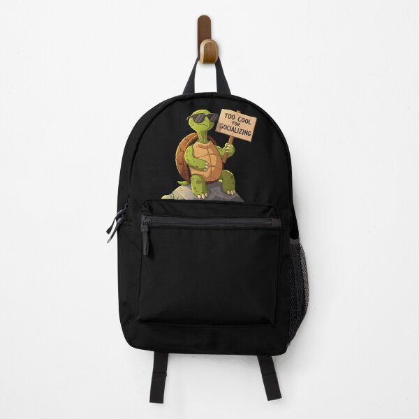 Item preview, Too Cool for Socializing – Chill Turtle Attitude designed and sold by LaserKey.