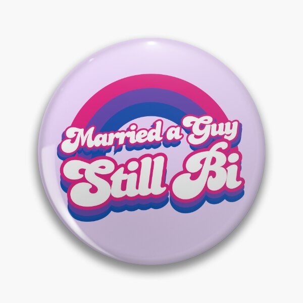 Item preview, Married a Guy Still Bi designed and sold by Caring Hearts.