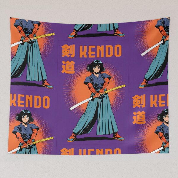Item preview, Cool Kendo Japanese Sport Anime Design designed and sold by Kiranimeverse.