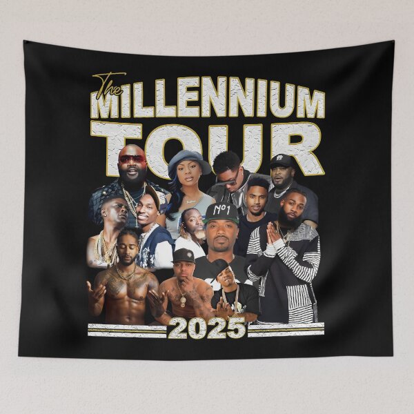 Artikelvorschau, Konzerttournee 2025, Vintage-Shirt, Die Millennium 2025 Tour entworfen und verkauft von DorikoKazan.