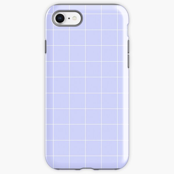 Aesthetic Purple Grid iPhone Tough Case
