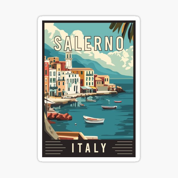 Item preview, Explore Amalfi Coast and Salerno in Italy - Travel Art designed and sold by turtlestart.