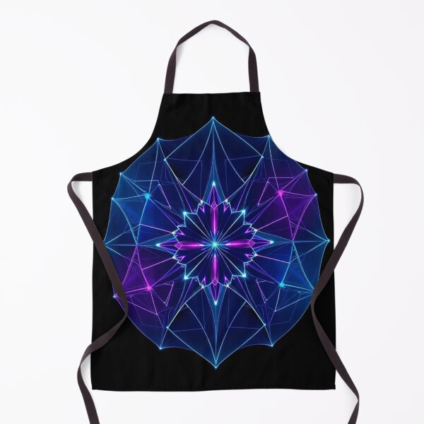 Item preview, Neon Geometric Flux designed and sold by AlgorithmiaArt.