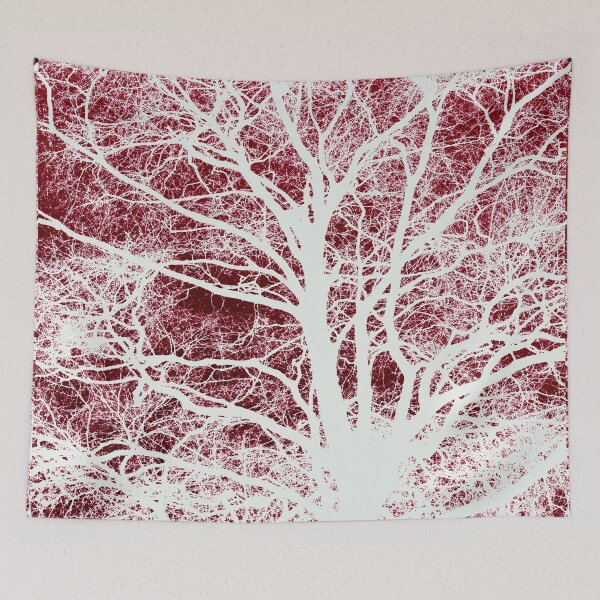 Item preview, Red tree silhouette designed and sold by steveball.