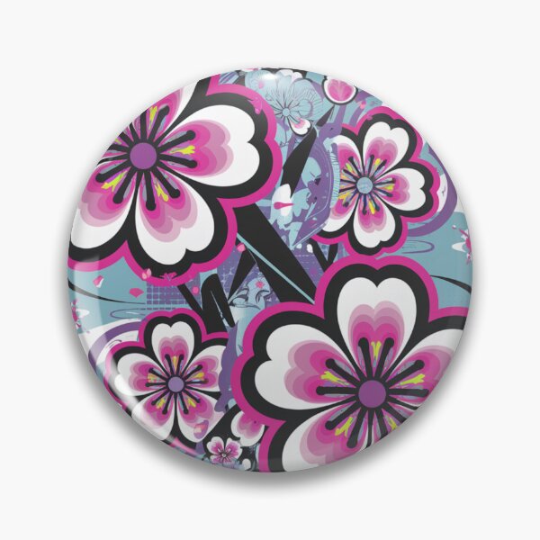 Item preview, Pop Art Cherry Blossoms for Sakura Matsuri designed and sold by Mystic Wild Studio.