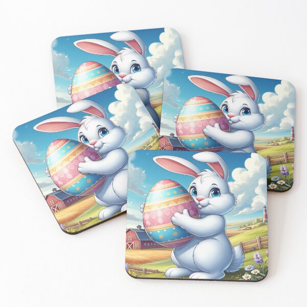 Item preview, Easter Bunny with Easter Egg 02 designed and sold by RobBonelliArts.