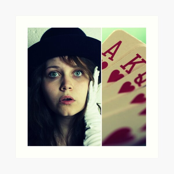 Poker Face Art Print