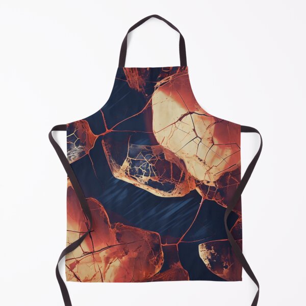 Item preview, Cracked Amber Glass Abstract Texture – Glowing Fractured Pattern designed and sold by Art Garden.