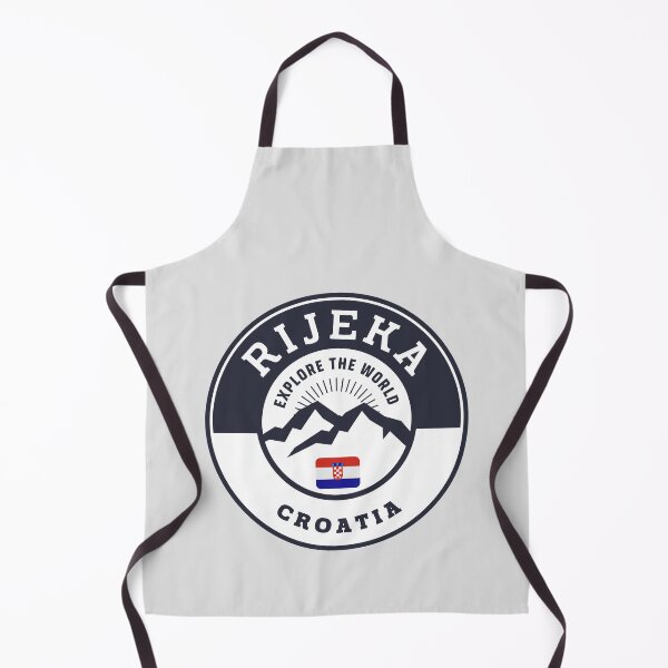 Item preview, Rijeka Croatia Black and White Crest designed and sold by World Designs.
