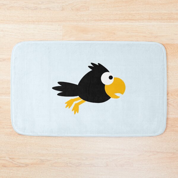 Item preview, Raven bird flies fast cool funny cartoon humor fun designed and sold by shirt-o-mat.