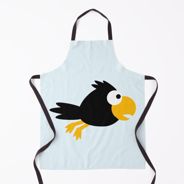 Item preview, Raven bird flies fast cool funny cartoon humor fun designed and sold by shirt-o-mat.