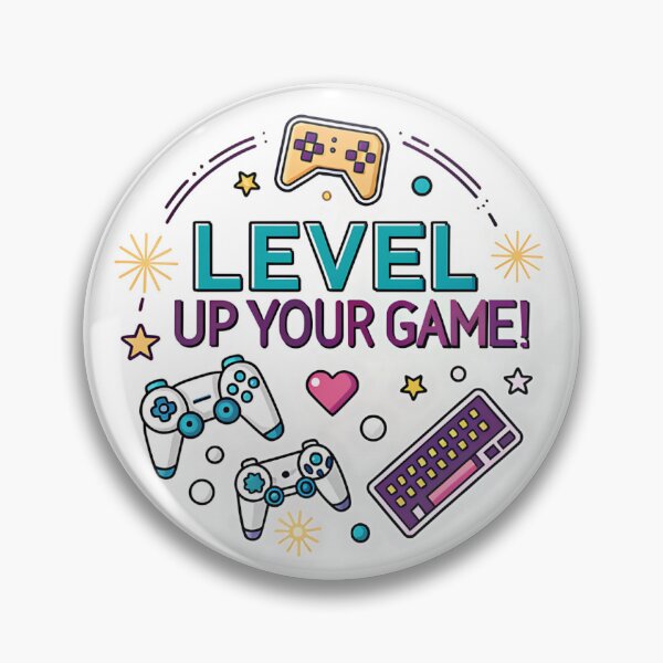 Item preview, Level Up Your Game - Sticker for Futuristic Gamers designed and sold by Bouchey.
