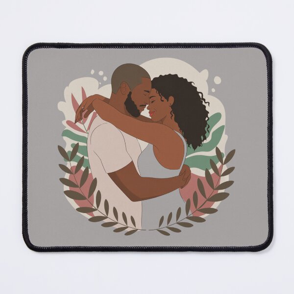 Item preview, Black Couple in Love, Black artwork, black pride, black heritage, Mud art, Tribal art designed and sold by Afrocarribe.
