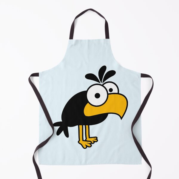 Item preview, Raven comic bird standing looking funny cartoon designed and sold by shirt-o-mat.