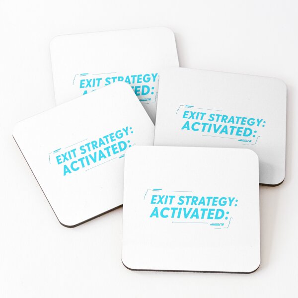 Item preview, Exit Strategy Activated – Funny Introvert Escape Plan designed and sold by LaserKey.