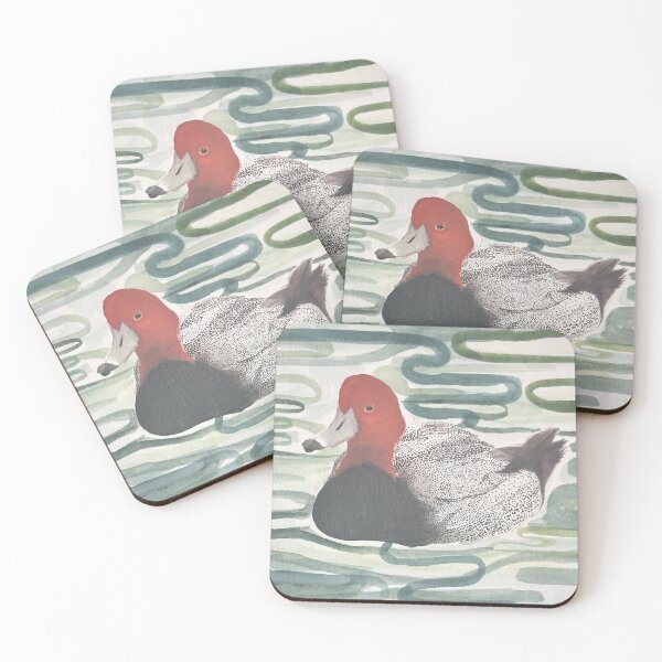 Item preview, Red head duck watercolor designed and sold by Kierra's Creations.