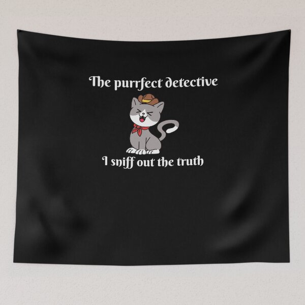 Item preview, Cat Detective designed and sold by PandaInkLab.