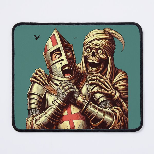 Item preview, Weird Medieval Art: The Love-Struck Mummy & The Scared Knight! designed and sold by Design by Anthony .
