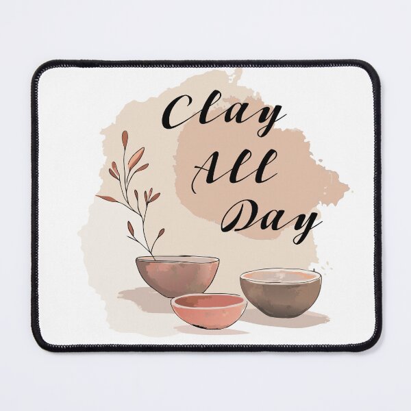 Item preview, Pottery craft "Clay All Day" designed and sold by Fixelgraphic.