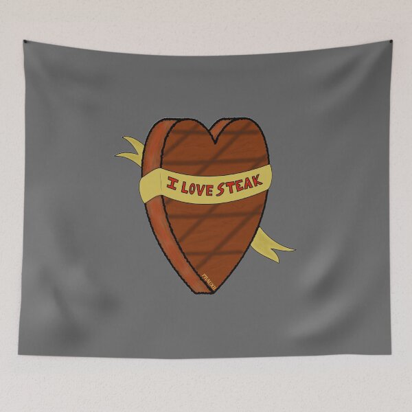 Item preview, I love Steak designed and sold by PrauxiiDesigns.