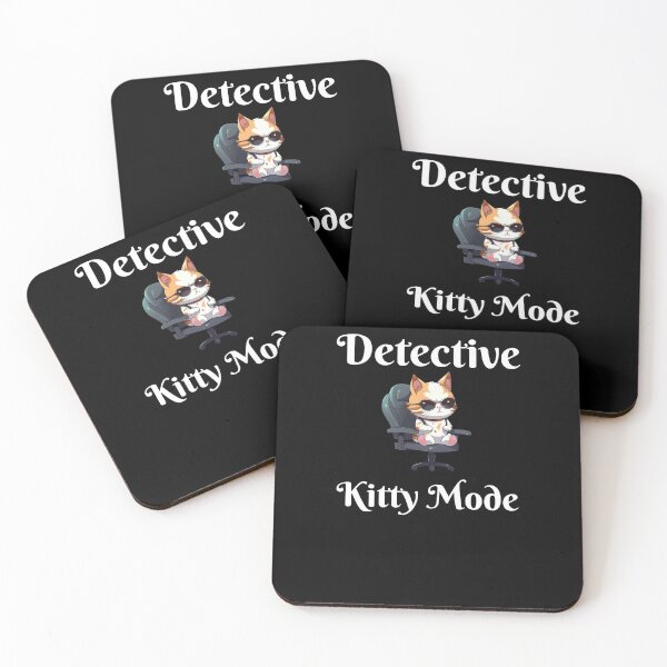 Item preview, Cat Detective designed and sold by PandaInkLab.