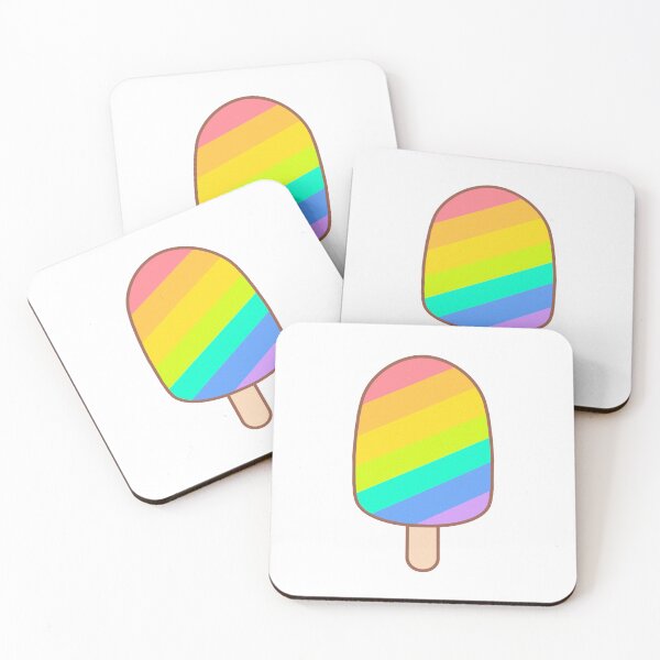 Item preview, Cute Rainbow Popsicle Summer Element designed and sold by nuchz.