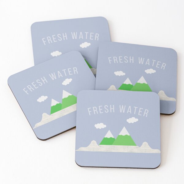 Item preview, Fresh Water Label designed and sold by AmiZelkova.