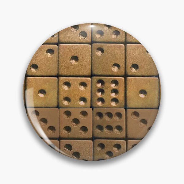 Item preview, Dice with Life Design in gold designed and sold by TerenceLacey.