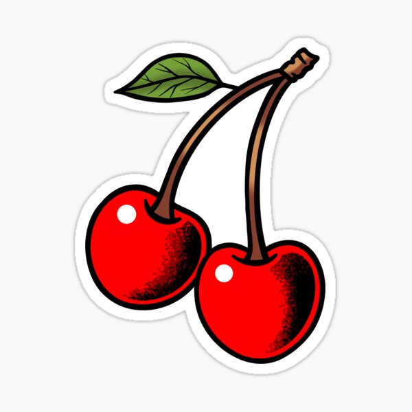 Item preview, Traditional Cherry tattoo designed and sold by SevenRelics.