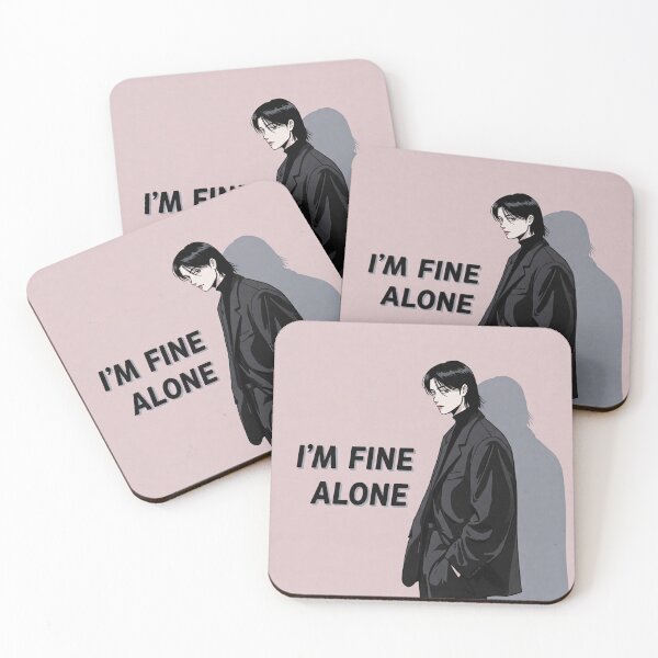 Item preview, I'm Fine Alone – Strong & Independent Design designed and sold by LaserKey.