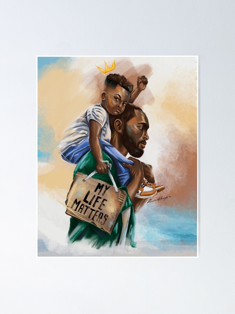 Thumbnail 1 of 3, Poster, My life Matters designed and sold by Donnierogersart.