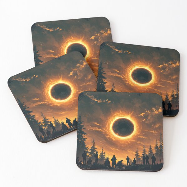 Item preview, Landscape with eclipse and sunset designed and sold by olenapetol.