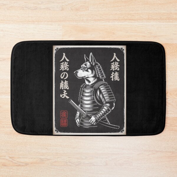 Item preview, Dogs Samurai In Japanese Ukiyo-e designed and sold by MooonTees.