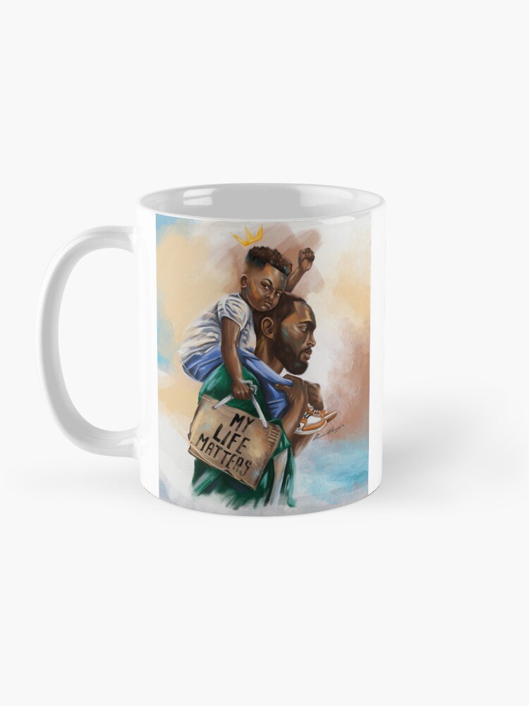 Thumbnail 3 of 6, Coffee Mug, My life Matters designed and sold by Donnierogersart.